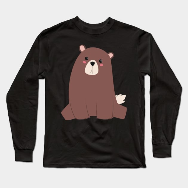 Little Bear Long Sleeve T-Shirt by NattyDesigns